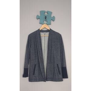 Talbots Womens Casual Open Cardigan Blue Size Medium